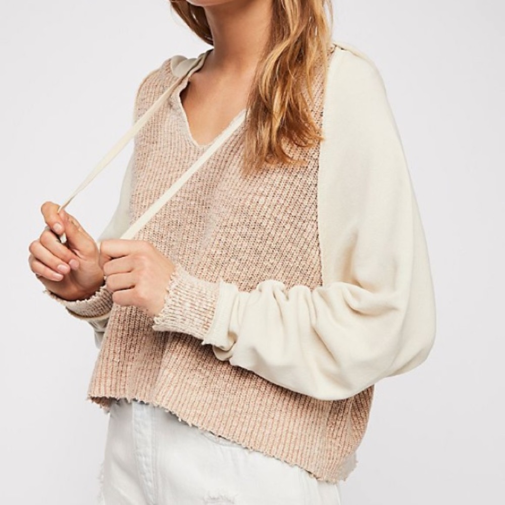 Free People knit sweatshirt